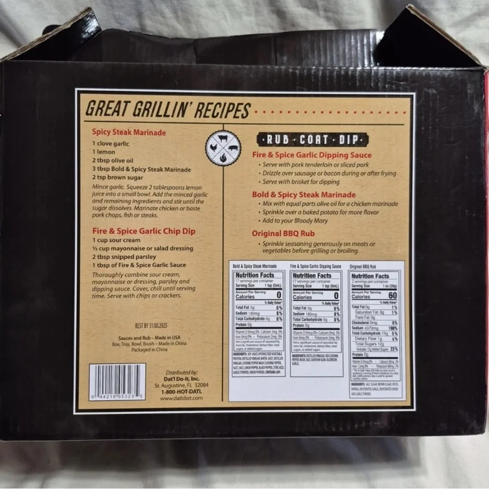 Sebastian Spice BBQ Rub and Sauce Set NEW in Box - Picture 4 of 9